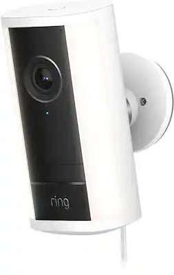 Ring - Spotlight Cam Pro (2nd Gen), Plug In, Retinal 4K for ultra-clear video, 10x Enhanced Zoom, 2 LED Spotlights