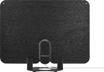 Insignia™ - Amplified Ultra-Thin Indoor HDTV Antenna with 60-Mile Range