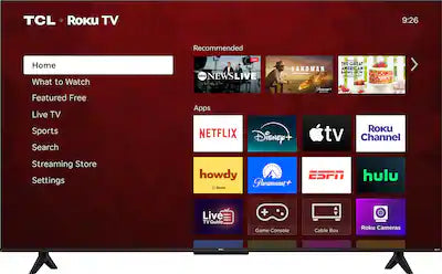 TCL - 55" Class S-Series 4K UHD HDR LED Smart TV with Roku TV (2026)