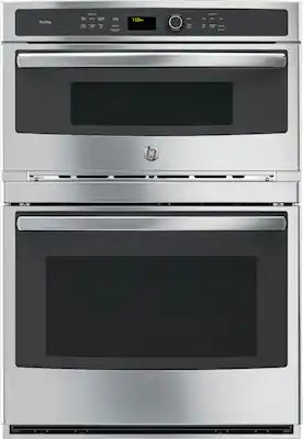 GE Profile - 30" Built-In Single Electric Convection Wall Oven with Built-In Microwave