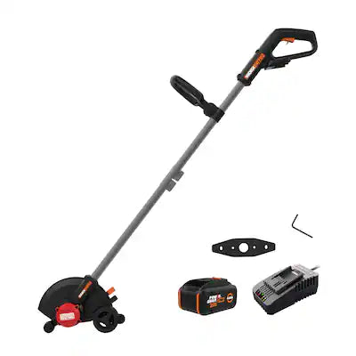 WORX - Nitro 20V 7" Brushless Cordless Edger (1 x 4.0Ah and 1 x Charger)