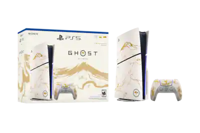 Sony Interactive Entertainment - PlayStation 5 Slim Console – Ghost of Yōtei Gold Limited Edition Bundle