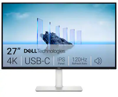 Dell - S2725QC 27" IPS LED 4K UHD 120Hz 8ms FreeSync Premium Monitor with HDR (HDMI, DisplayPort, USB)