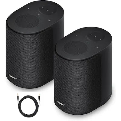 Bose - Stereo Music Bundle with 2 Lifestyle Ultra Speakers, Aux Cable, Wireless Home Speakers, TrueSpatial Audio