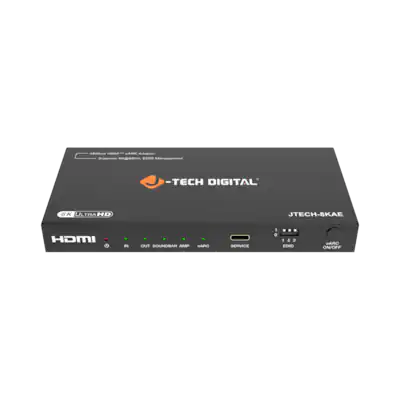 J-Tech Digital - 8K 60Hz 4K 120Hz eARC / ARC HDMI Audio Extractor