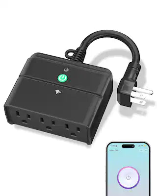 BN-LINK - Smart WiFi Outdoor Outlet Timer, Alexa & Google Assistant, 2.4GHz Network Only