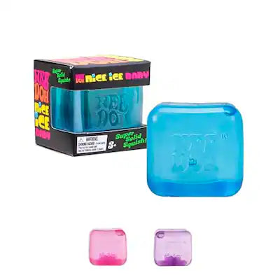 Schylling - NeeDoh Nice Ice Baby Sensory Squeeze Toy, Super Solid Squish, 1.25", Ages 3+, 1 Pack