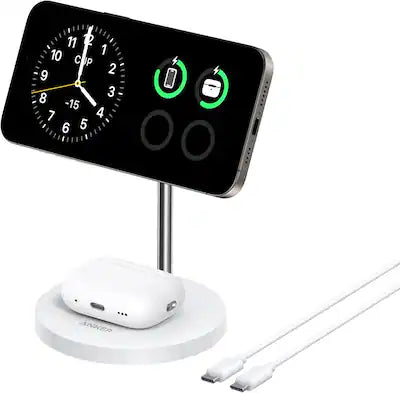 Anker - MagGo Charger Stand, iPhone 17 Wireless Charger, Qi2 Certified 15W Fast Charging