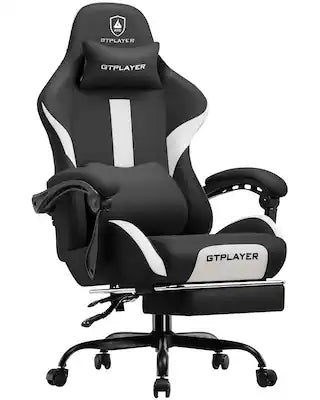 GTPlayer - Gaming Chair Breathable Fabric Ergonomic Computer Desk Chair