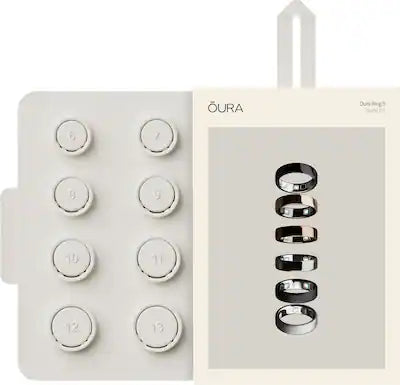 Oura - Ring 5 Sizing Kit - Size Before You Buy the OR5 - Unique Sizing - Receive Gift Card for Purchase