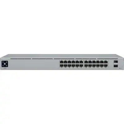 Ubiquiti - 24-Port Gigabit PoE+ Compliant Managed Switch USW-24-POE