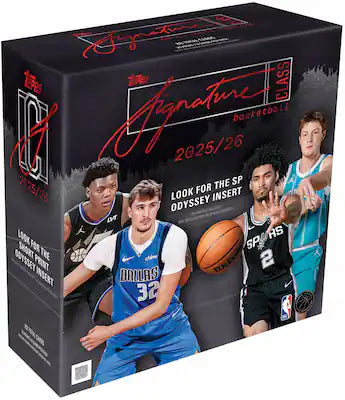 Topps - 2025-2026 Topps Signature Class Basketball Mega Box