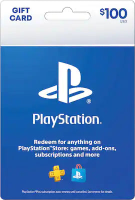 Sony - $$100 PlayStation Store Gift Card