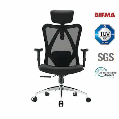 SIHOO - M18 Ergonomic Office Chair, Computer Desk Chair with Adjustable Headrest, High Back Swivel Chair for Home Office
