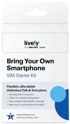 Lively® - Lively SIM/eSIM– Unlimited Talk and Text with Access to Exclusive Services