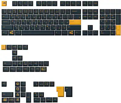 Glorious - GPBT Mecha Keycaps
