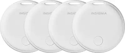 Insignia™ - Locator Tag for iOS, iPadOS, and macOS with Apple Find My App (4-Pack)