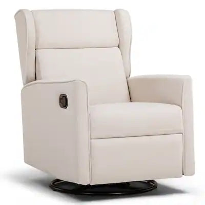 CloudRest Pro - Rocking Recliner Chair Textile Swivel Glider Reclining