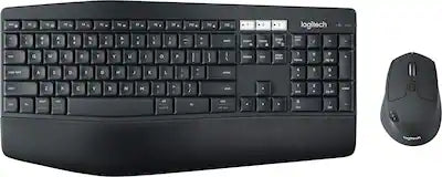 Logitech - MK850 Performance Full-size Wireless Membrane Keyboard and Mouse Combo for PC and Mac