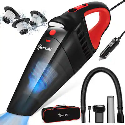AstroAI - Car Vacuum, Portable Cyclone Handheld Vacuum, Dustbuster Quick Cleaner for Home, Car