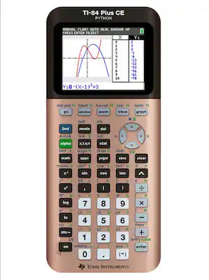 Texas Instruments - TI-84 Plus CE Graphing Calculator Rose Gold