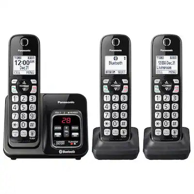 Panasonic - KX-TGD563M Link2Cell DECT 6.0 Expandable Cordless Phone System with Digital Answering System