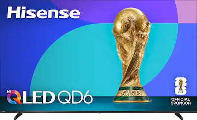 Hisense - 85" Class QD6 Series Hi-QLED 4K UHD HDR Smart Fire TV (2025)