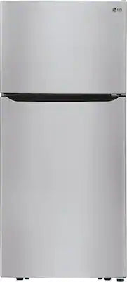 LG - 30-in Wide 20.2 Cu. Ft. Top Freezer Refrigerator