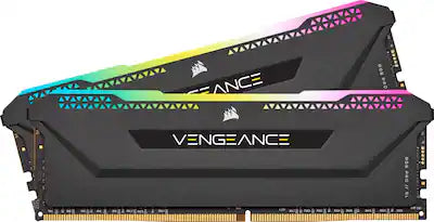 CORSAIR - VENGEANCE RGB PRO SL 32GB (2x16GB) DDR4 3600MHz C18 UDIMM Desktop Memory