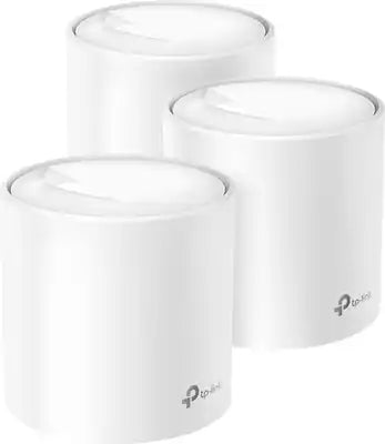 TP-Link - Deco AX3000 (3-pack) Dual-Band Whole Home Mesh Wi-Fi 6 System, Supports Gigabit Speeds