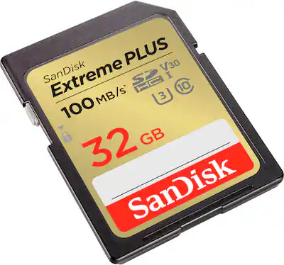 SanDisk - Extreme PLUS 32GB SDHC UHS-I Memory Card