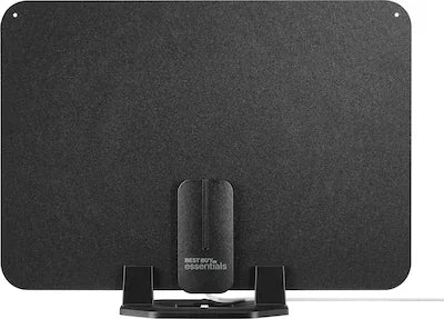 Best Buy essentials™ - Amplified Ultra-Thin Indoor HDTV Antenna - 50 Mile Range