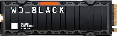 WD - BLACK SN850X 2TB Internal SSD PCIe Gen 4 x4 NVMe with Heatsink for PS5 and Desktops