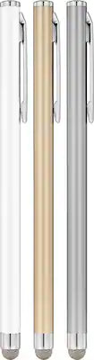 Insignia™ - Slim Stylus for Smartphones, Tablets and More (3-Pack)