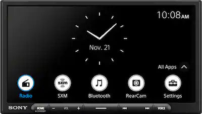 Sony - 7" Wireless Apple CarPlay and Android Auto Digital Media Receiver Maestro Compatible
