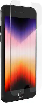 ZAGG - Glass+ Defense Screen Protector for Apple iPhone SE (3rd & 2nd Gen)/8/7/6s/6