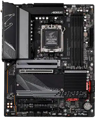 GIGABYTE - B650 AORUS ELITE AX (Socket AM5) AMD B650 ATX DDR5 Wi-Fi 6E Motherboard