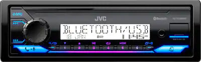 JVC - Bluetooth Digital Media (DM) Receiver with Glare Free Display and Variable Color