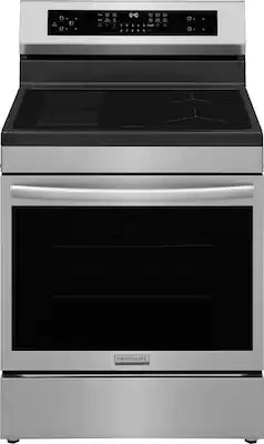 Frigidaire - Gallery 30 in. Wide 4 elements 5.3 Cu. Ft. Freestanding Electric Induction Total Convection Range