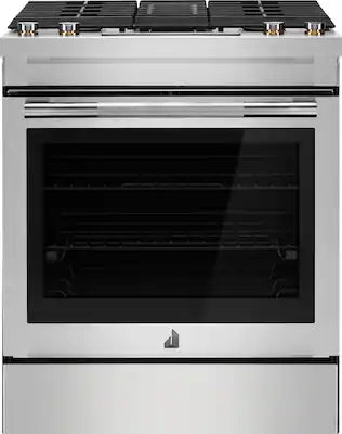 JennAir - 30 in. Wide 4 Burner 6.2 Cu. Ft. Slide-In Dual Fuel Convection Range with Self-Cleaning and Air Fry