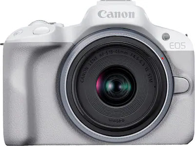 Canon - EOS R50 4K Video Mirrorless Camera with RF-S18-45mm f/4.5-6.3 IS STM Lens