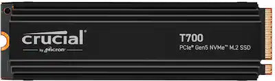 Crucial - T700 2TB Internal SSD PCIe Gen 5x4 NVMe with Heatsink