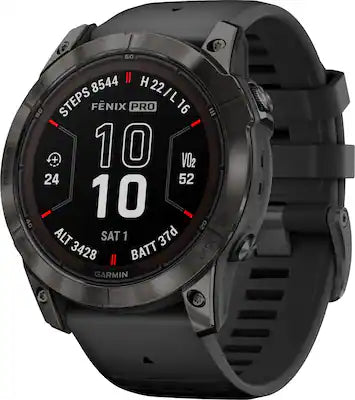 Garmin - fenix 7X Pro Sapphire Solar GPS Smartwatch 51 mm Fiber-reinforced polymer