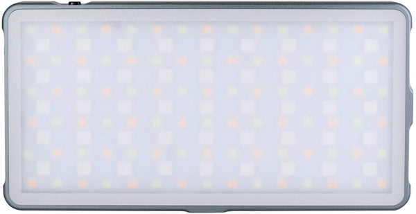 Digipower - Rainbow RGB 135 LED Video Light for Digital/Mirrorless Cameras and Light Stands - Silver