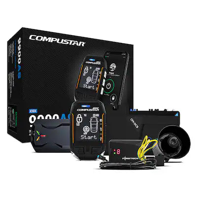 Compustar - All-in-One 2-Way Remote Start + Security Bundle w/LTE Module - Installation Included