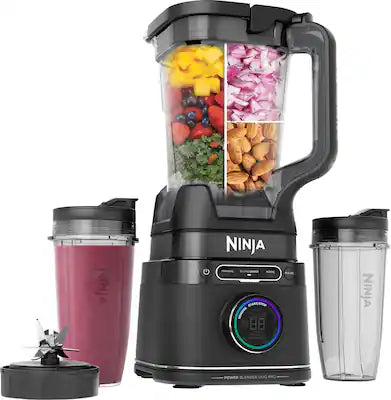 Ninja - Detect Power Blender Pro + Personal Single-Serve, BlendSense Technology, 1800PW, 72 oz. Pitcher, To-Go Cups