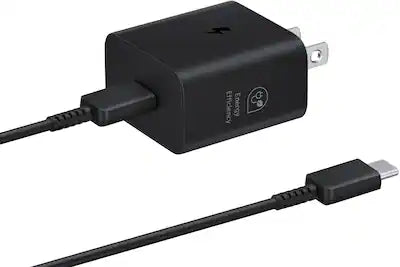 Samsung - 25W Super Fast Charging Wall Charger with USB-C Cable