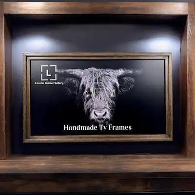 LAREDO FRAME FACTORY - 65 inch Handmade Tv frame for Samsung The Frame tv and Frame Pro Model