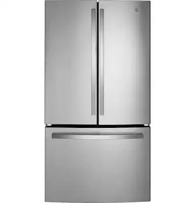 GE - 36 in. Wide 21.9 Cu. Ft. French Door Counter Depth Refrigerator with Internal Water Dispenser