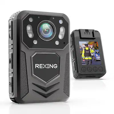 Rexing - P3 Mini 1080p FHD Body Video Camera with Type-C Port